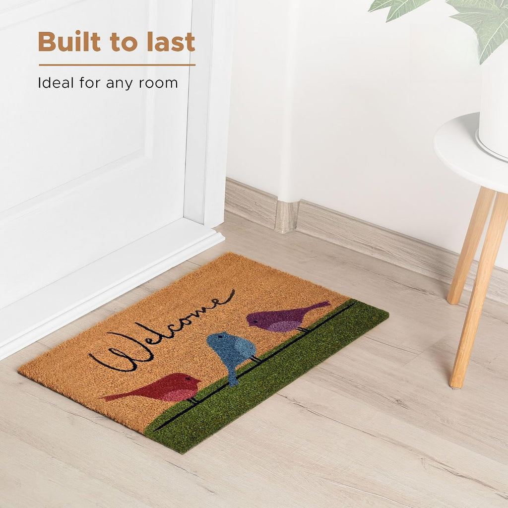 Coir Welcome Mat 17 x 29 In