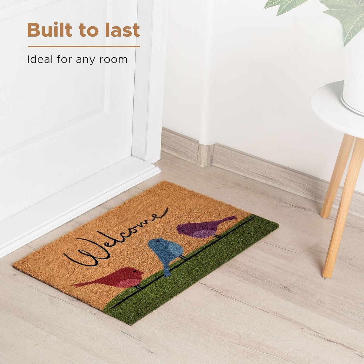 Coir Welcome Mat 17 x 29 In
