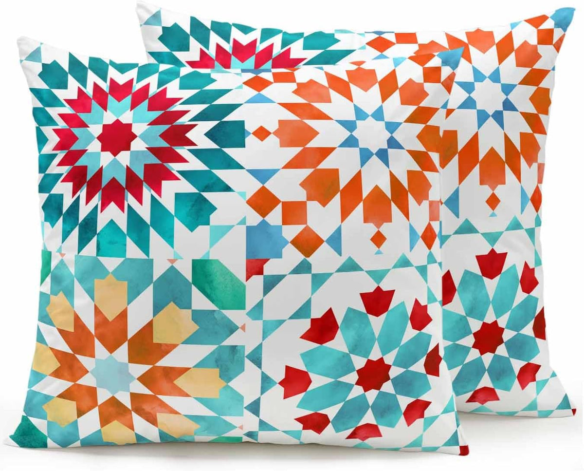 Waterproof Outdoor Throw Pillows Set of 2