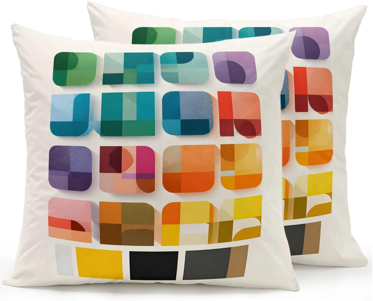 Outdoor Pillows with Inserts Set of 2