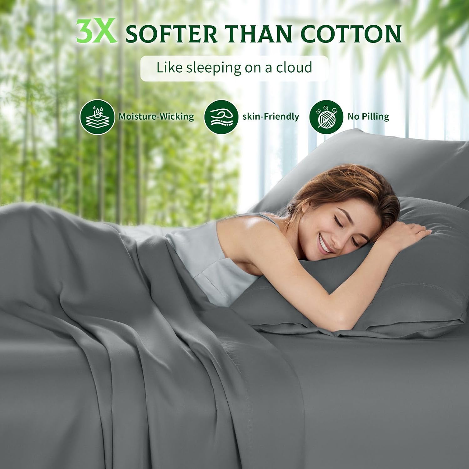 Bamboo 4‑Piece Queen Sheet Set