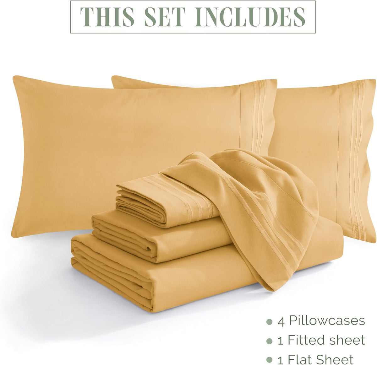 Comfort 1500 Premium 6‑Piece Sheet Set