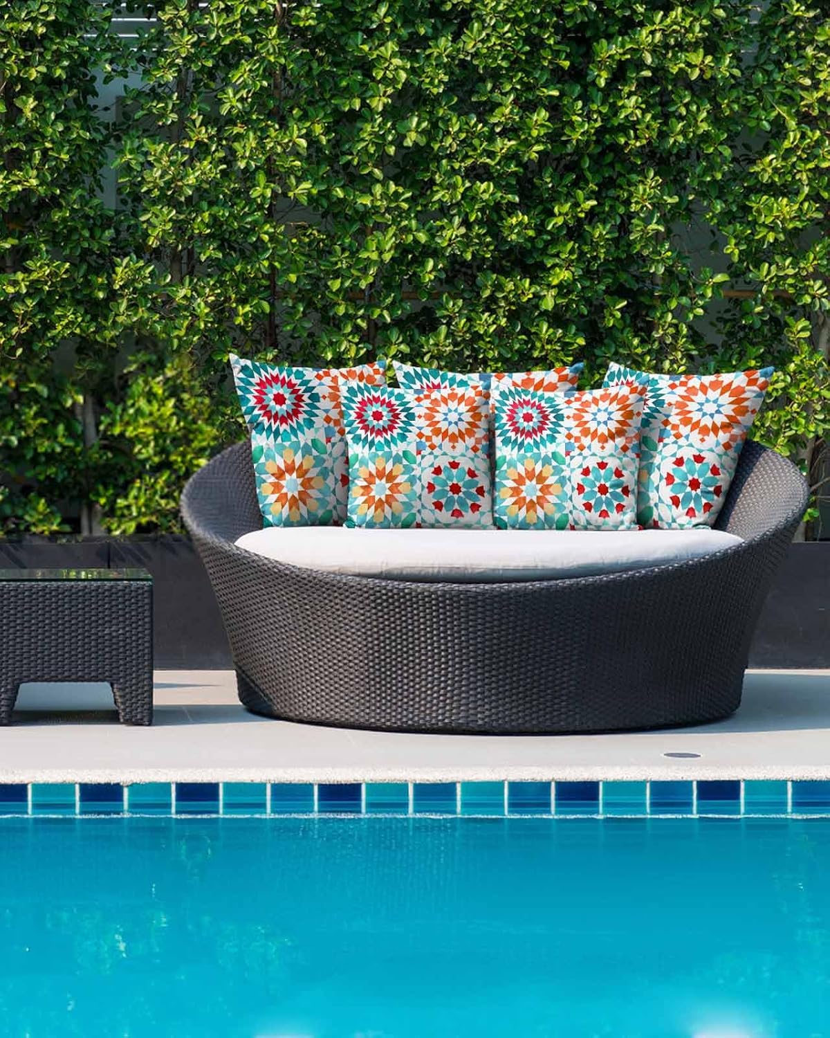 Waterproof Outdoor Throw Pillows Set of 2
