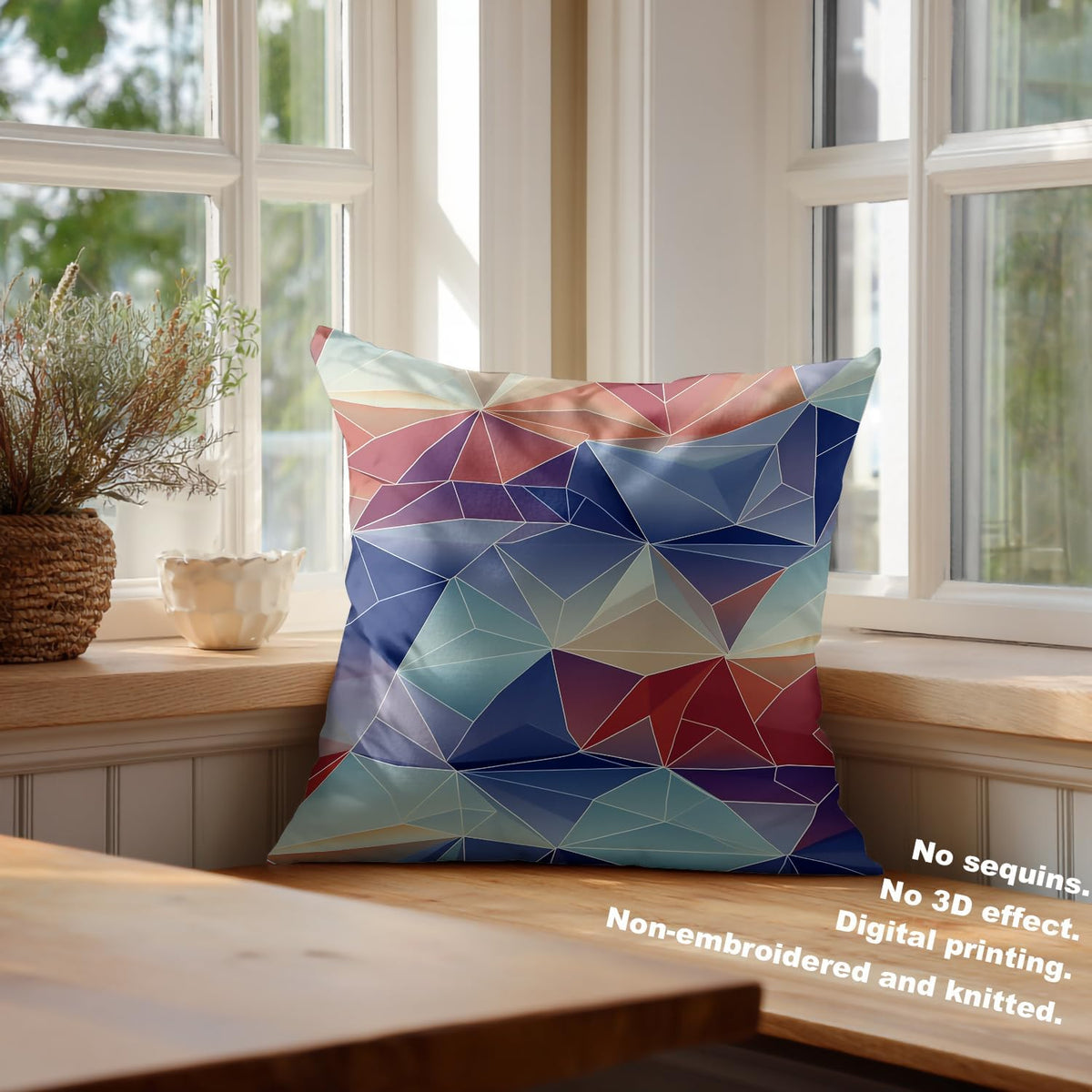 Geometric Throw Pillow Covers Set of 2