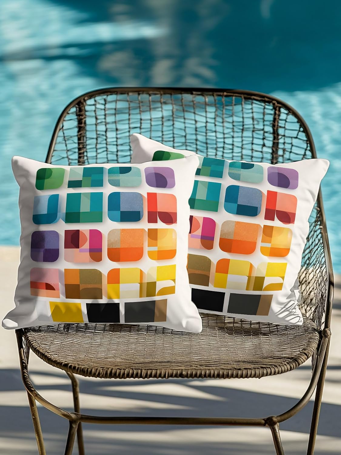 Outdoor Pillows with Inserts Set of 2