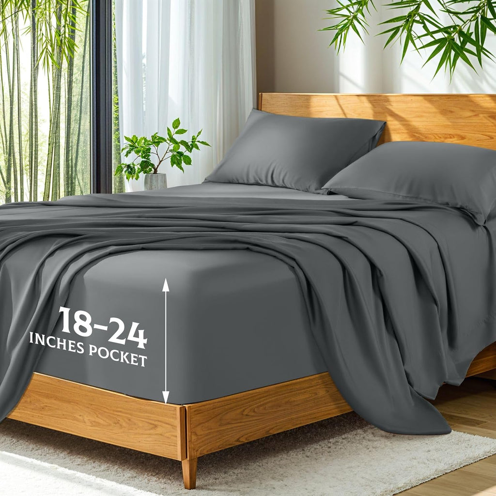 Bamboo 4‑Piece Queen Sheet Set