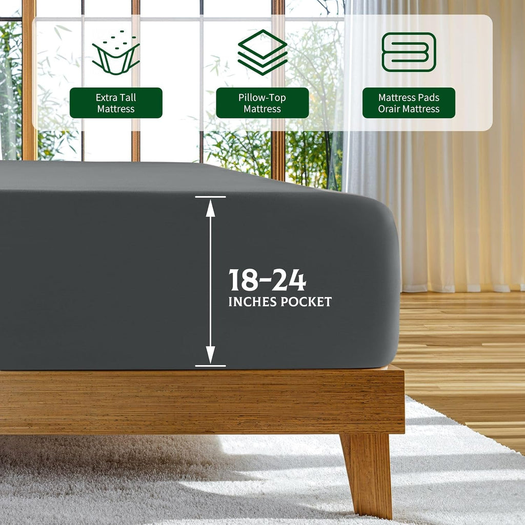 Bamboo 4‑Piece Queen Sheet Set