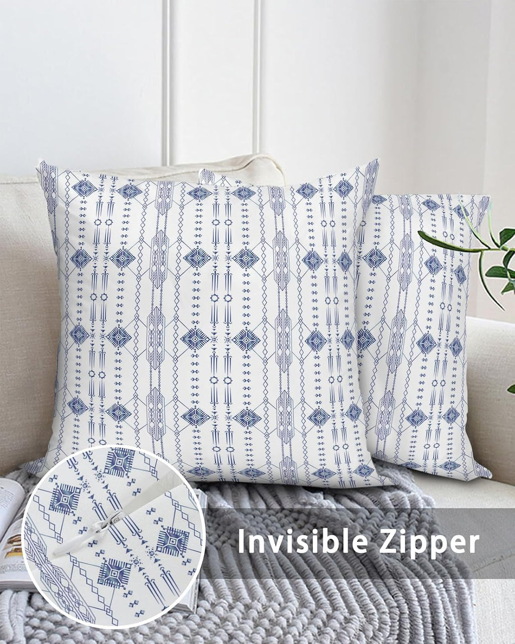 Waterproof Outdoor Throw Pillows with Inserts