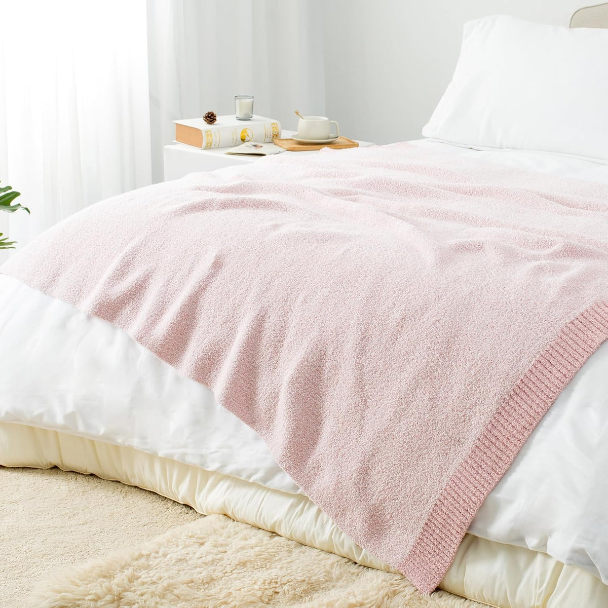 Throw Blanket 50x60 Dusty Pink