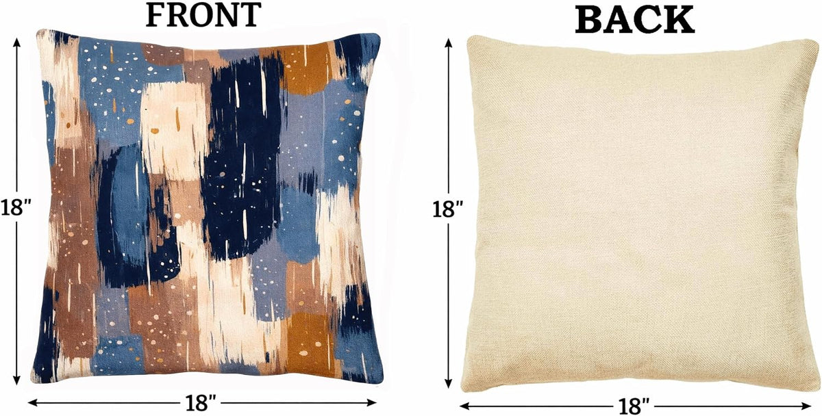 Cozy Geometric Throw Pillows Set of 2