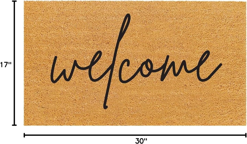 Coir Welcome Mat 17" x 30"