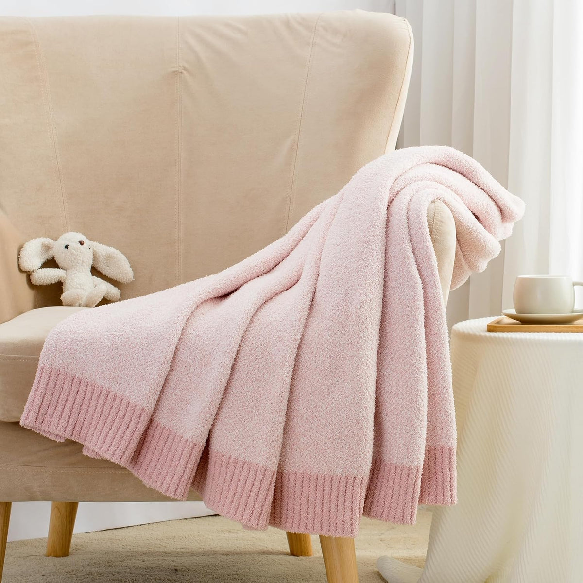 Throw Blanket 50x60 Dusty Pink