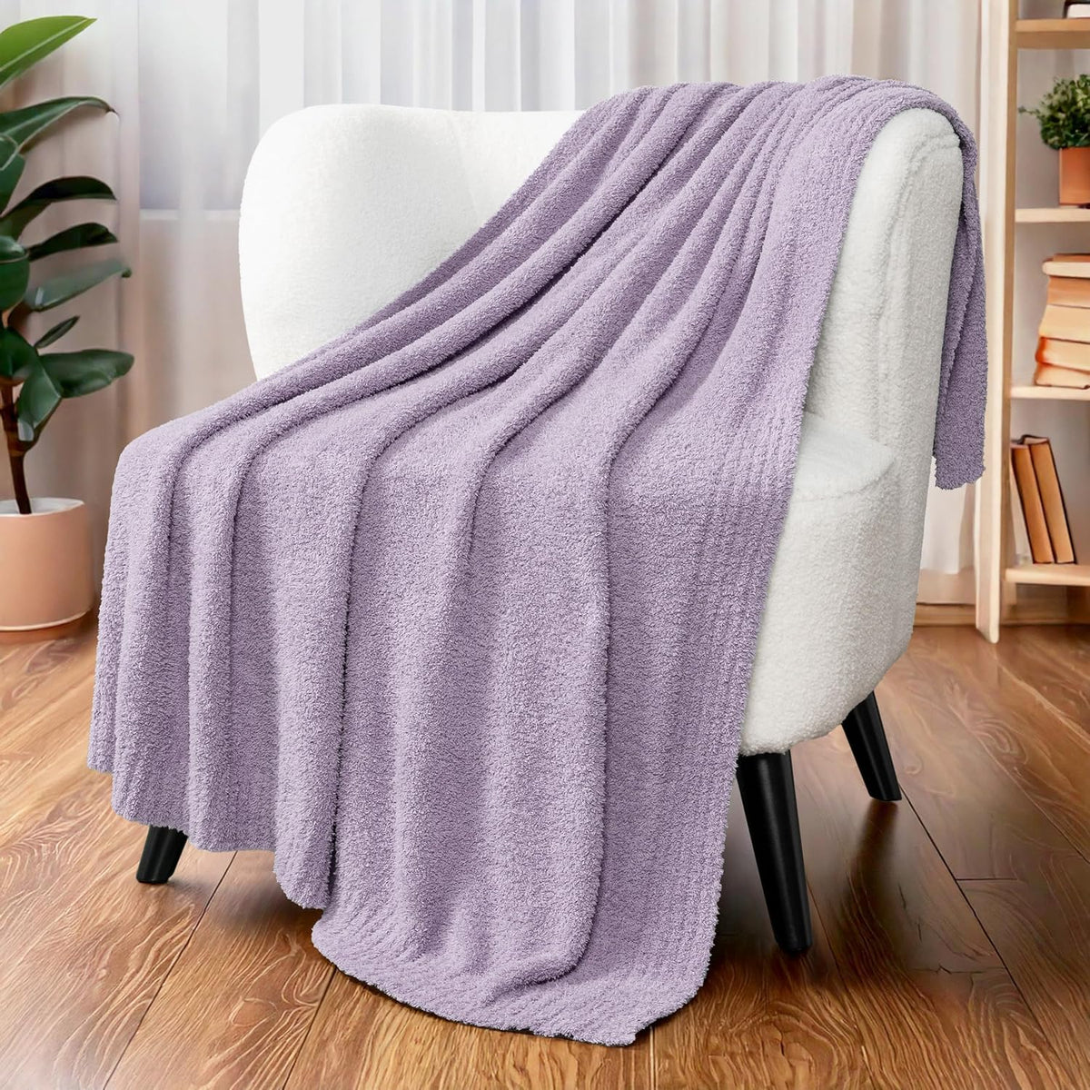 Soft Throw Blanket 60x80 Lavender Lilac
