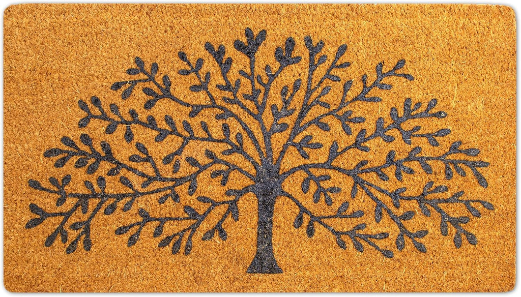 Coir Doormat 16''x27.5'' Tree Of Life