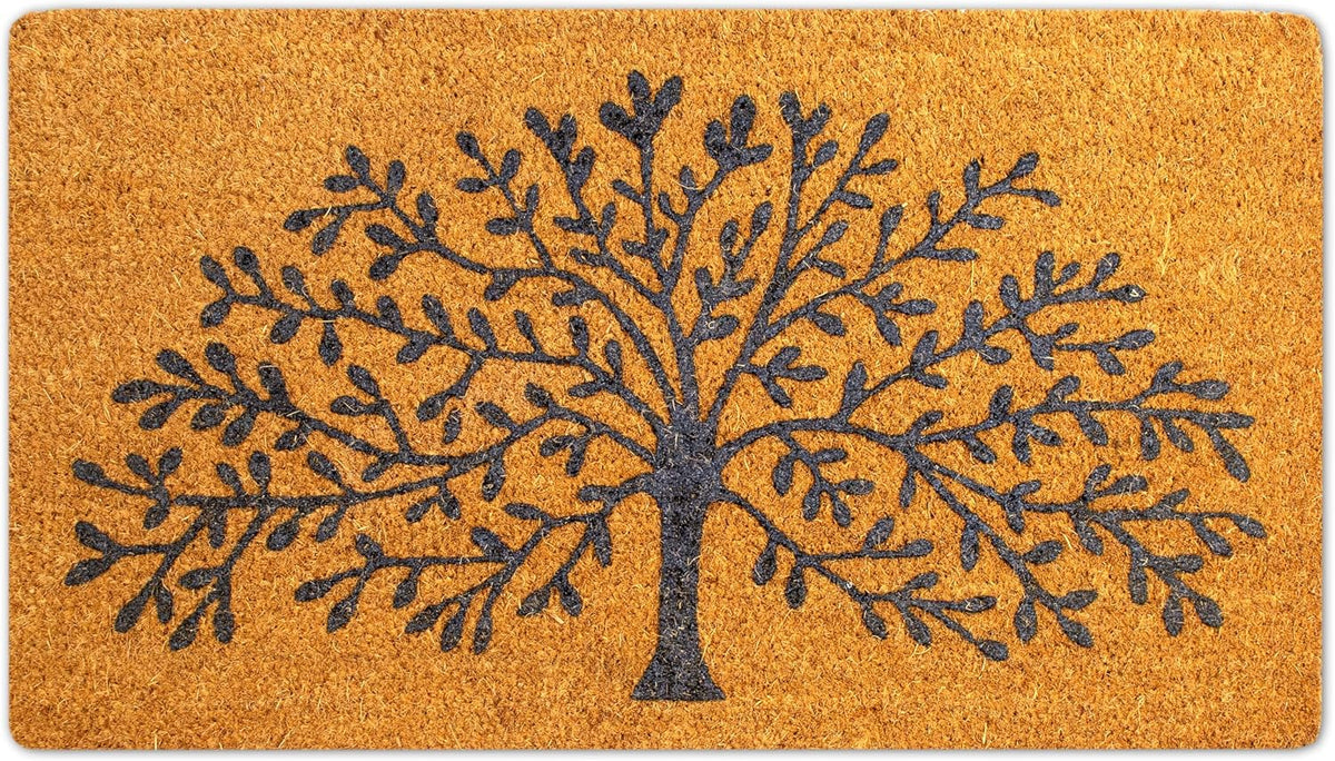Coir Doormat 16''x27.5'' Tree Of Life