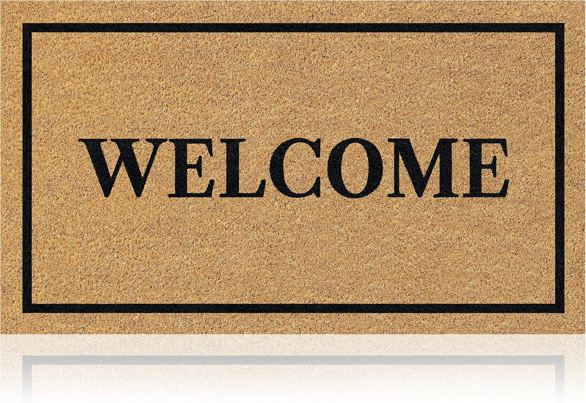Coir Welcome Mat 17x29 In