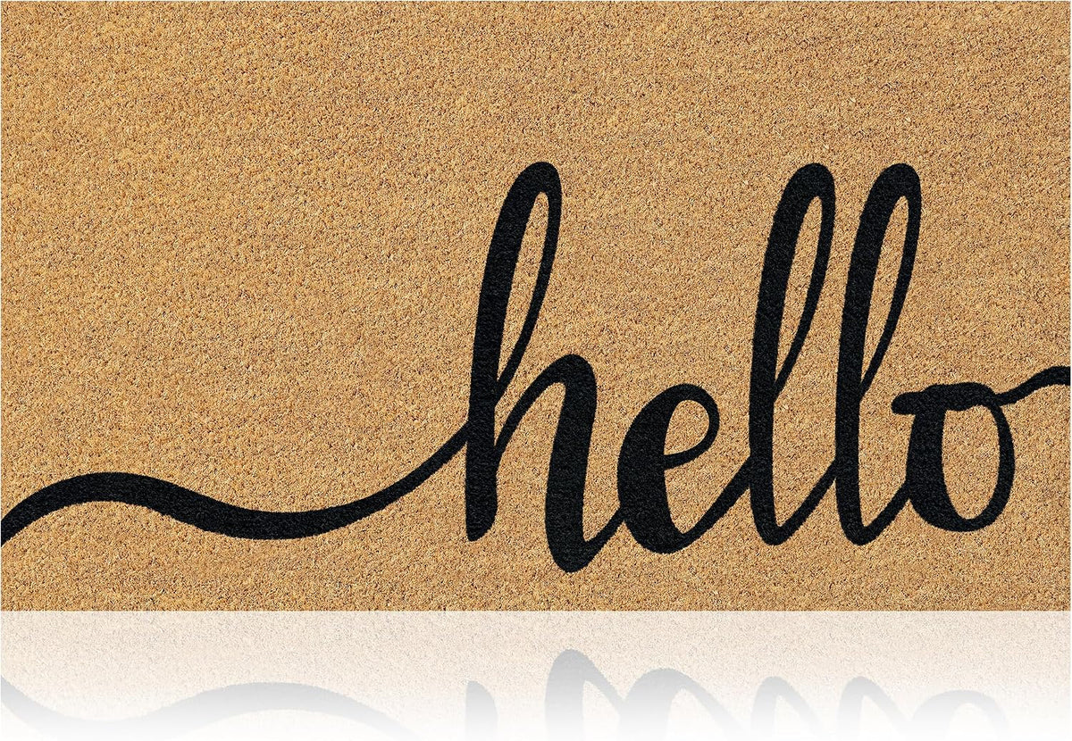Coir Welcome Mat 17 x 29 In