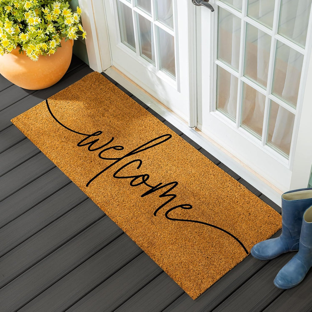 Nature Coir Doormat 2'x5' Large Welcome Mats