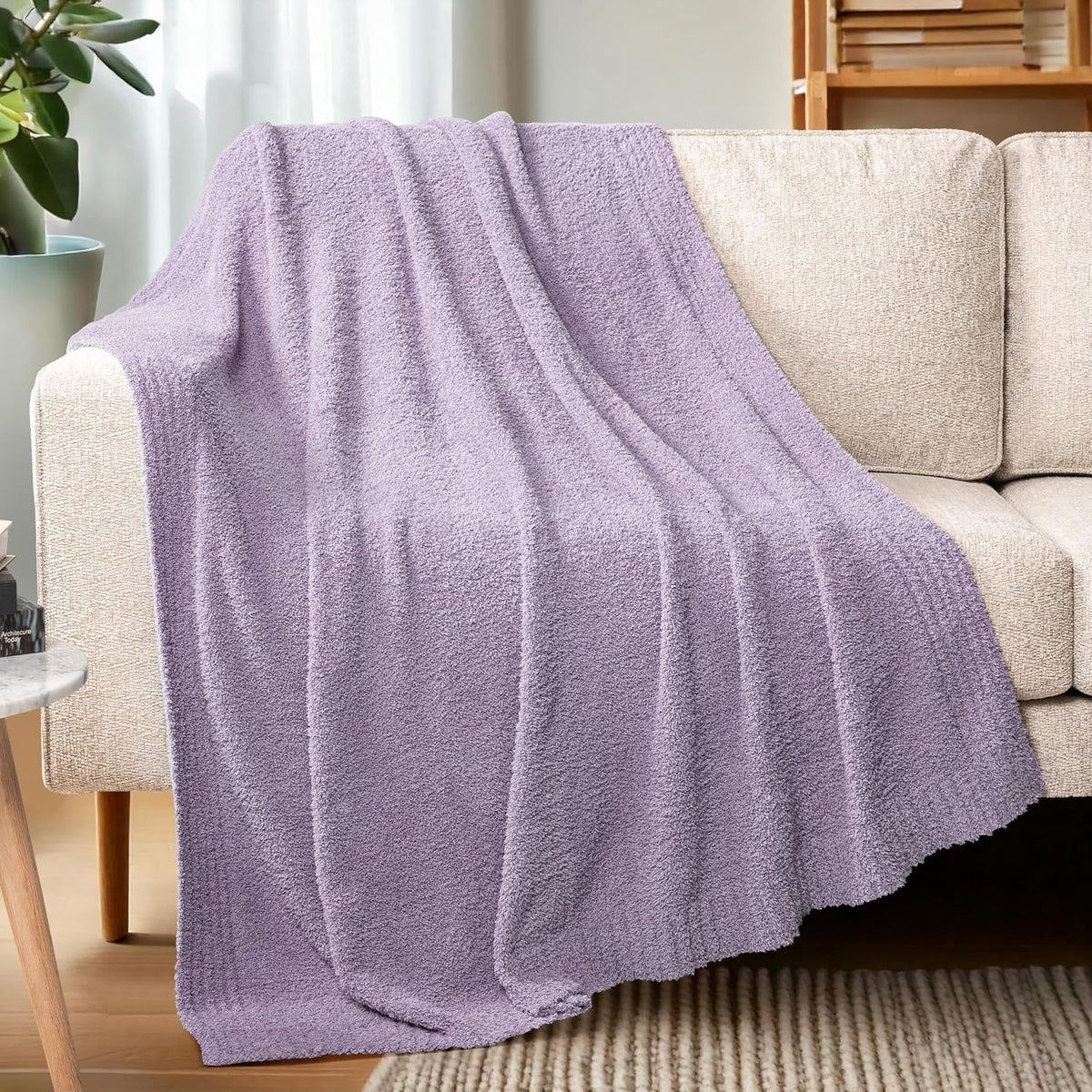 Soft Throw Blanket 60x80 Lavender Lilac