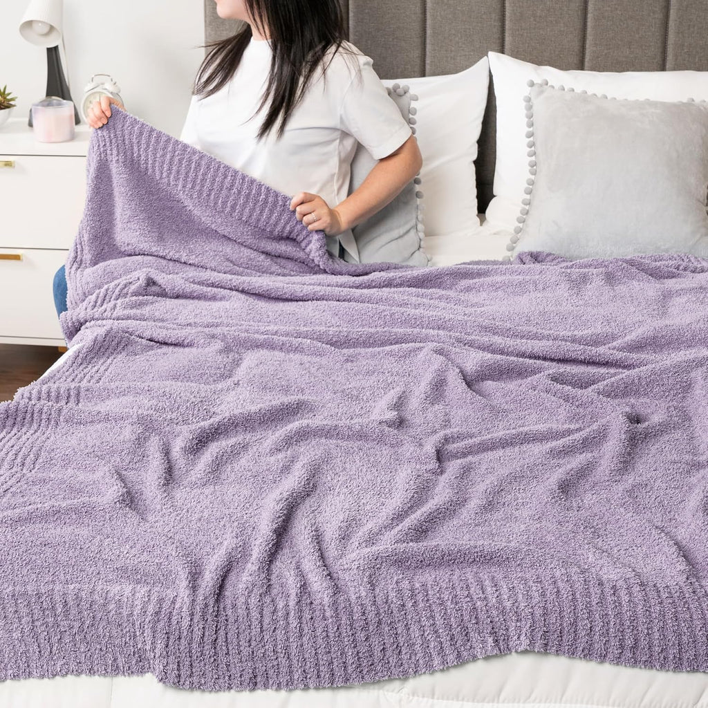 Soft Throw Blanket 60x80 Lavender Lilac