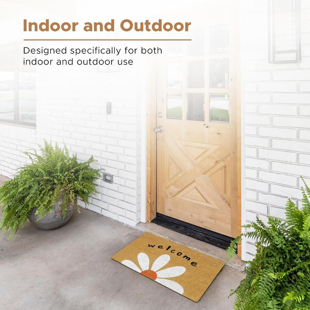 Coir Welcome Mat 17 x 29 In