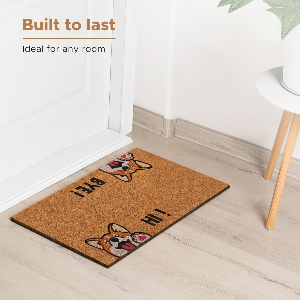 Coir Welcome Mat 17 x 29 In