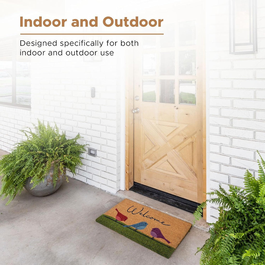 Coir Welcome Mat 17 x 29 In
